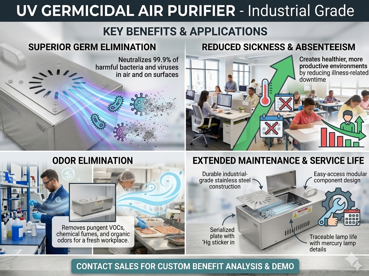 UV air purification system