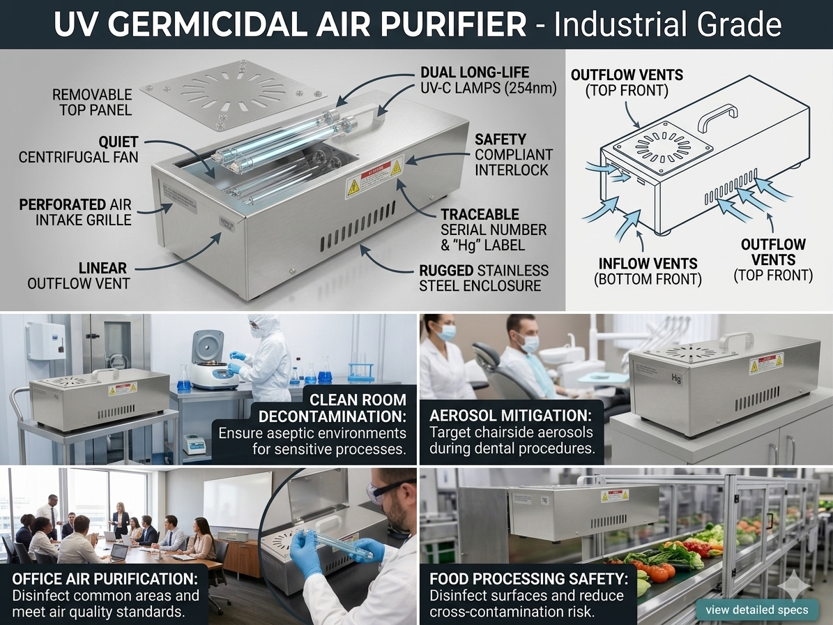 UV air purification system