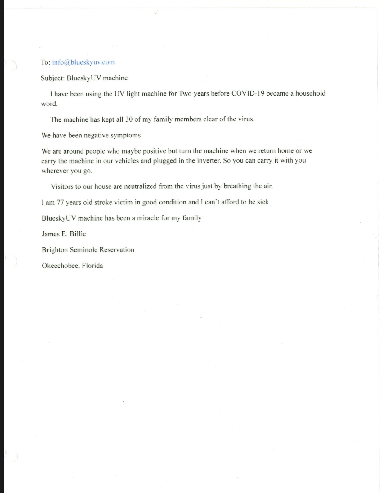 Review screenshot